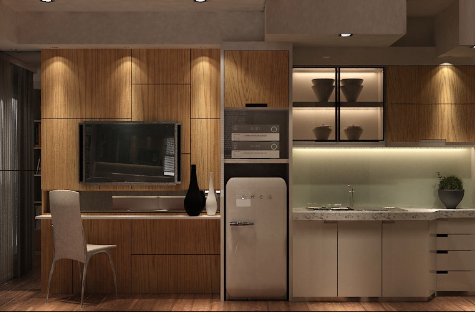 Cara Hias Ruang Dapur  Kayu  Desainrumahid com