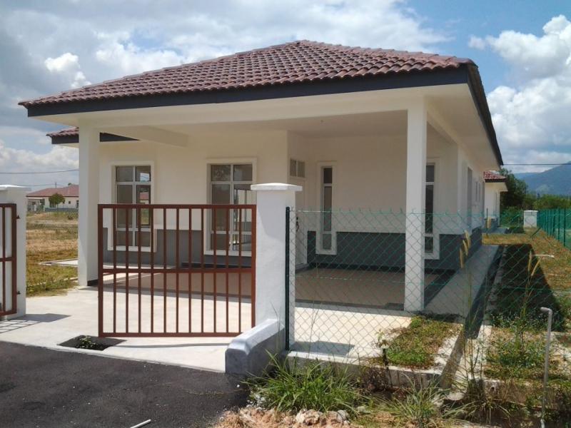 Rumah Minimalis Atap Miring Ke Belakang