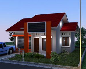 desain rumah plus warung<br />