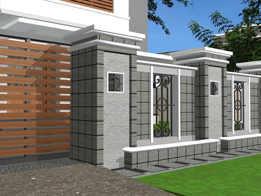 25 Model Pagar Rumah Minimalis Sederhana dan Elegan – Sejasa HAPPY LIVING