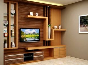 20 Model Rak  TV Minimalis Rumah Makin Bergaya Sejasa com