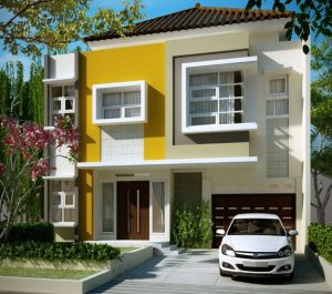 rumah minimalis 2 lantai sudut<br />