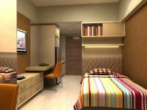 5 Inspirasi Apartemen Apik Desain Kamar untuk Mahasiswa 