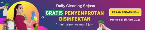 promo jasa bersih-bersih daily cleaning disinfektan