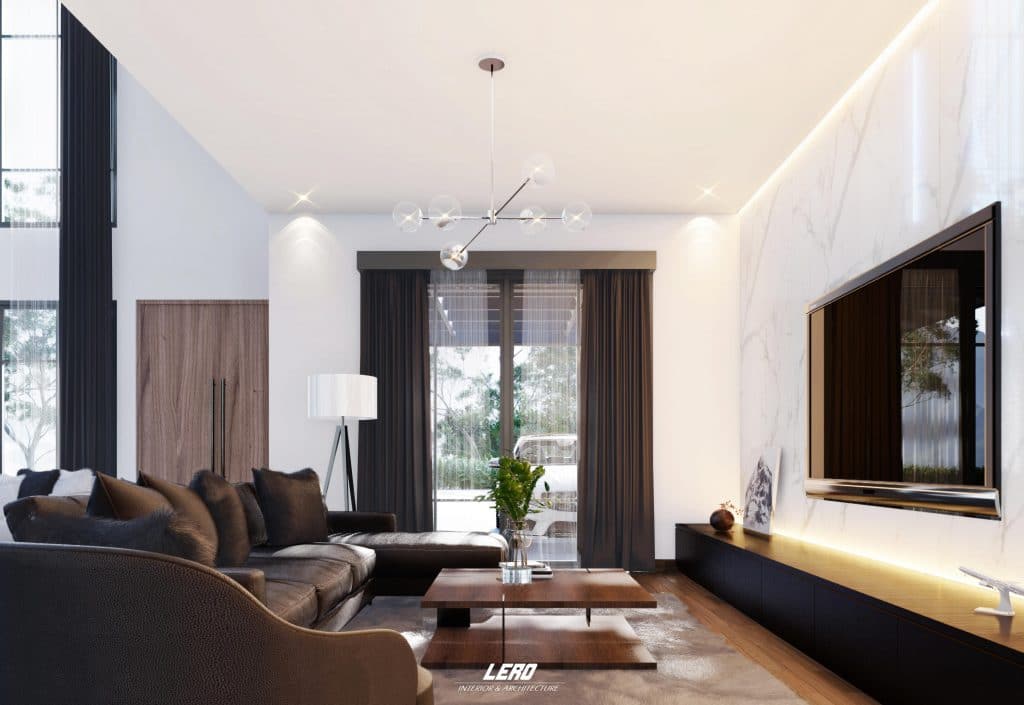 ruang keluarga modern