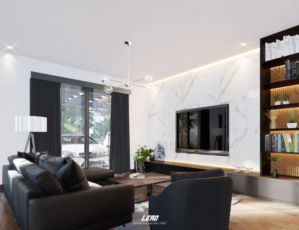 ruang keluarga modern