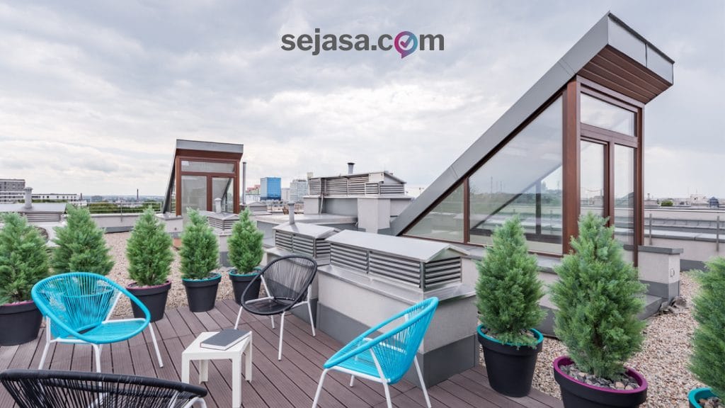 interior rumah rooftop