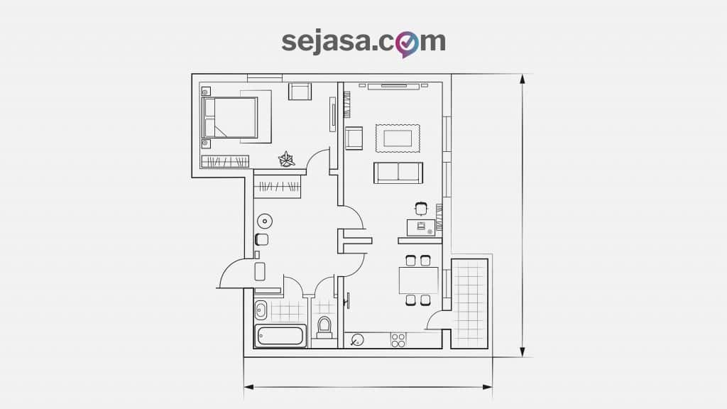 denah rumah