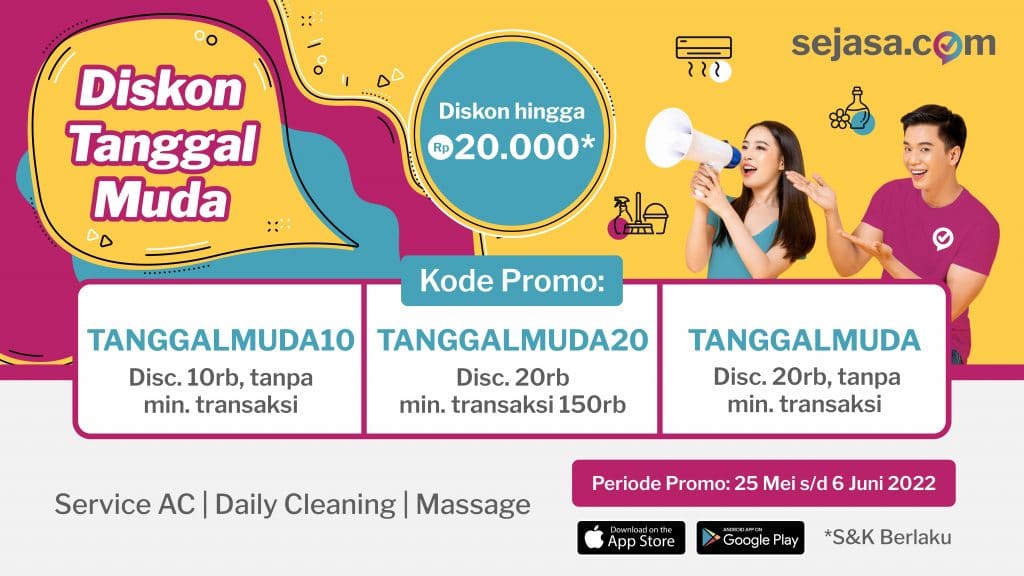 diskon tanggal muda