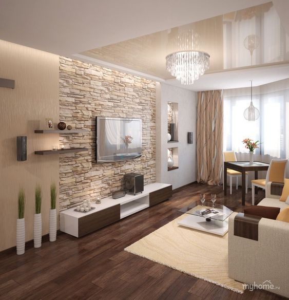 rumah mewah dengan batu alam