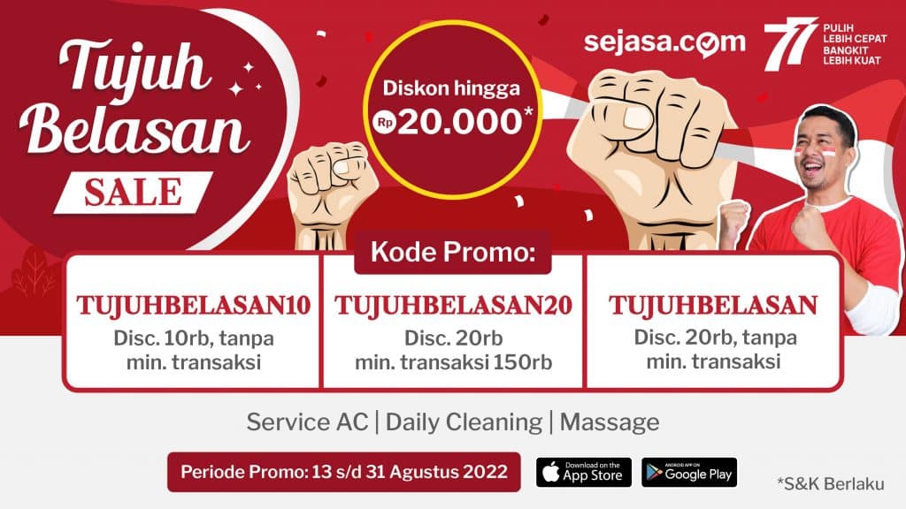 tujuh belasan sale