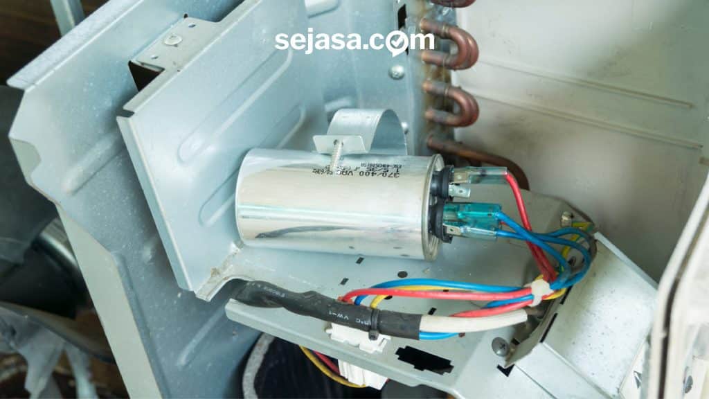 kapasitor ac rusak