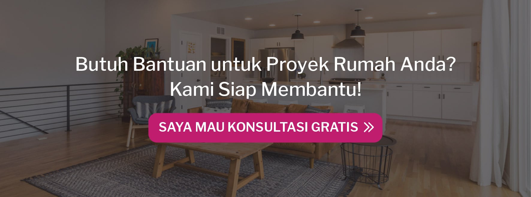 Perpaduan Warna Putih dan Kayu