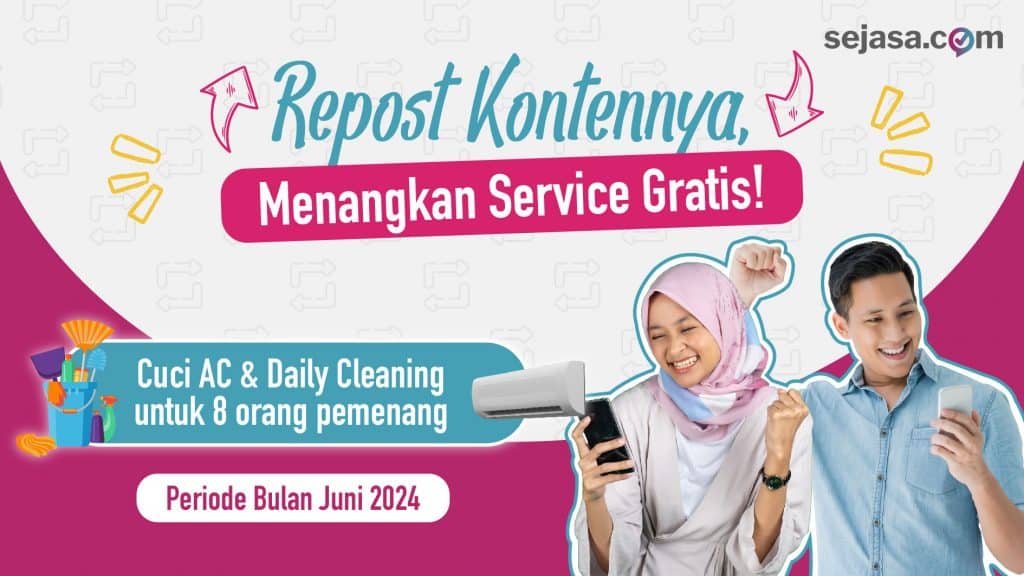 Menangkan Service AC dan Daily Cleaning Gratis!