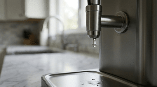 keran dispenser bocor