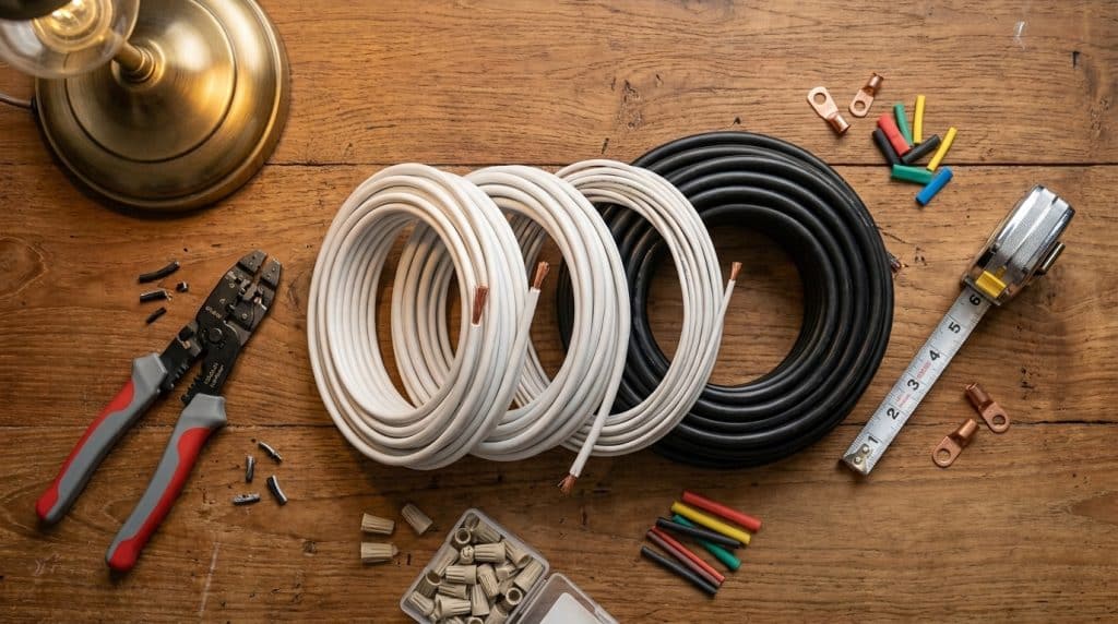 gulungan kabel listrik rumah